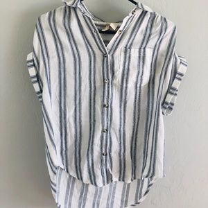 striped blouse